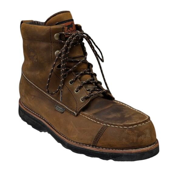 Red Wing Irish Setter 849 Waterproof Soft Toe Leather Boots Size 13D   S4007 main image 12
